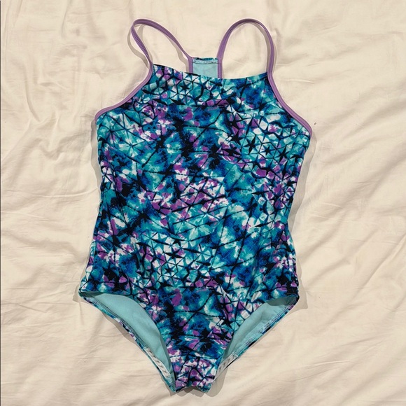 Girls Speedo Swimsuit LG - Picture 1 of 4